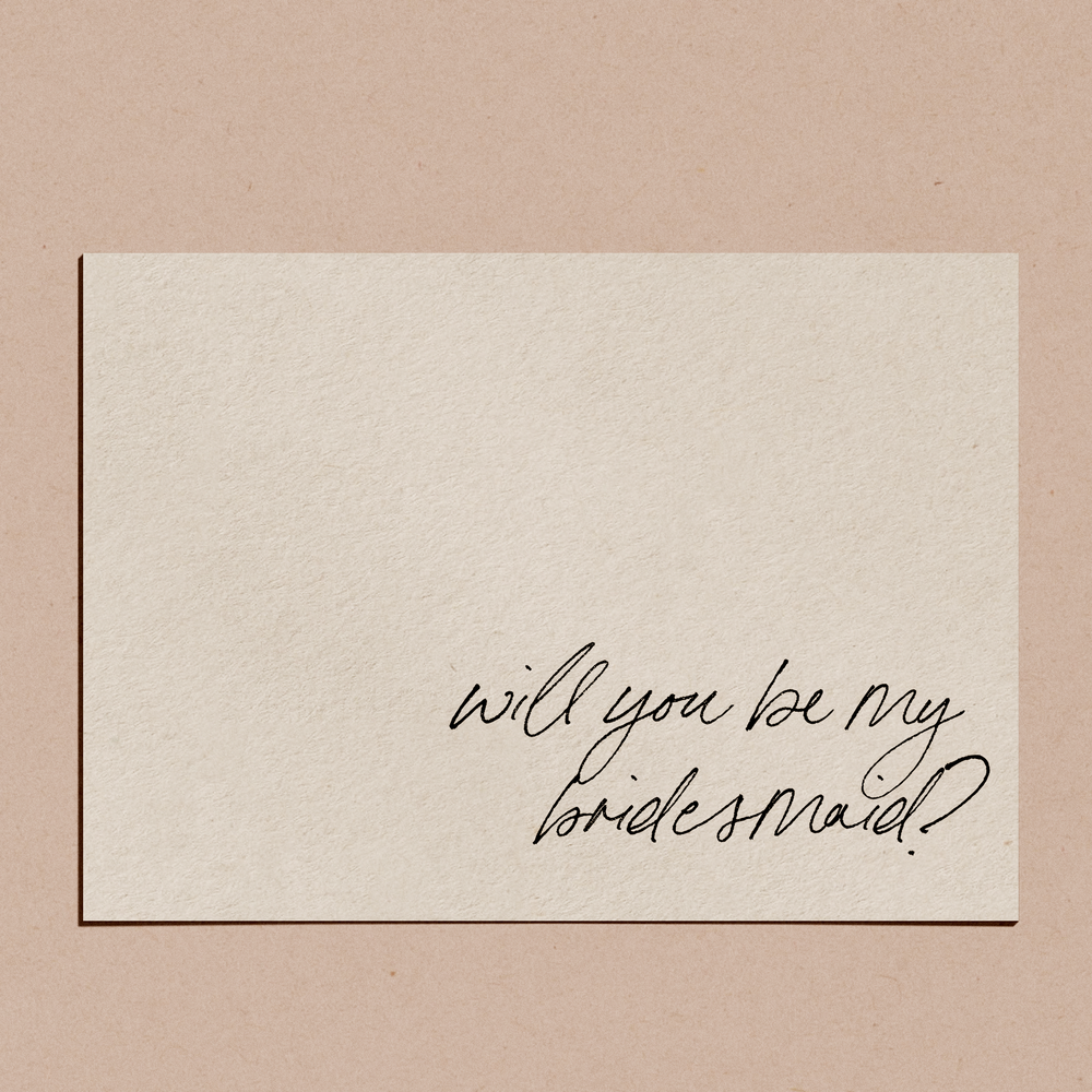 'Will You Be My Bridesmaid?' | Card