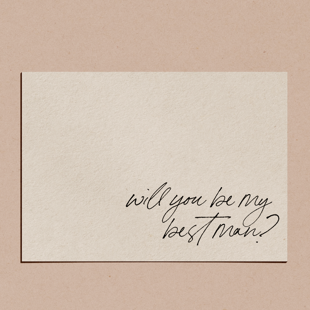 'Will You Be My Best Man?' | Card